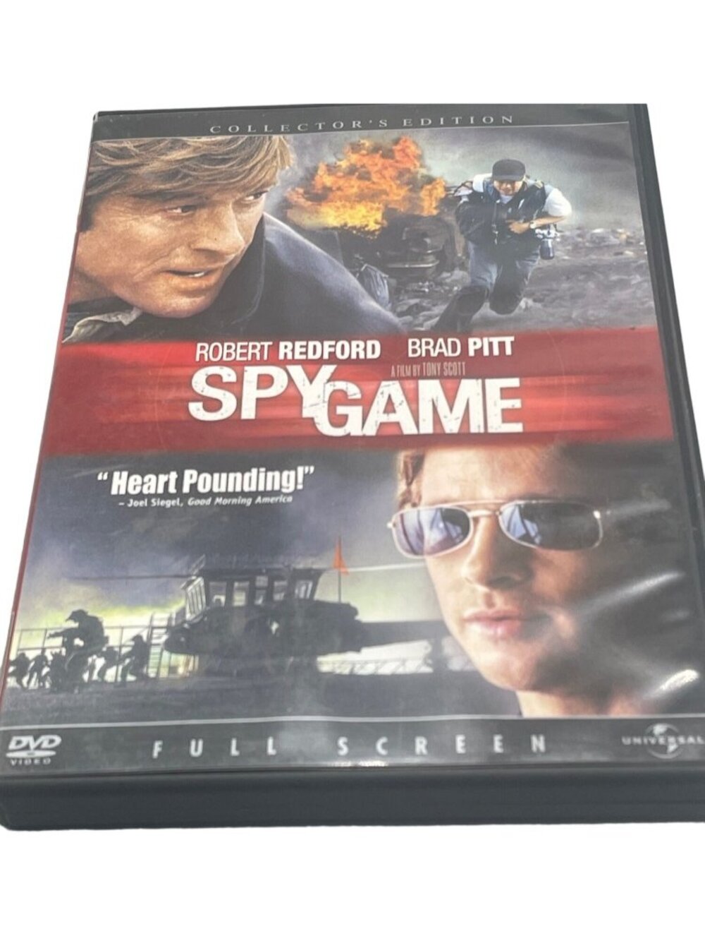 DVD Spy Game Robert Redford Brad Pitt 2002 Universal Studios R restricted READ